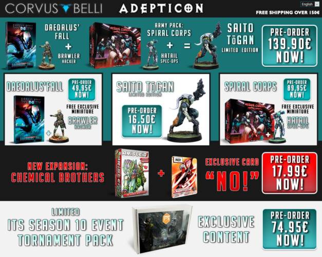 Infinity - Corvus Belli Adepticon 2019 Angebote - arachNET.de