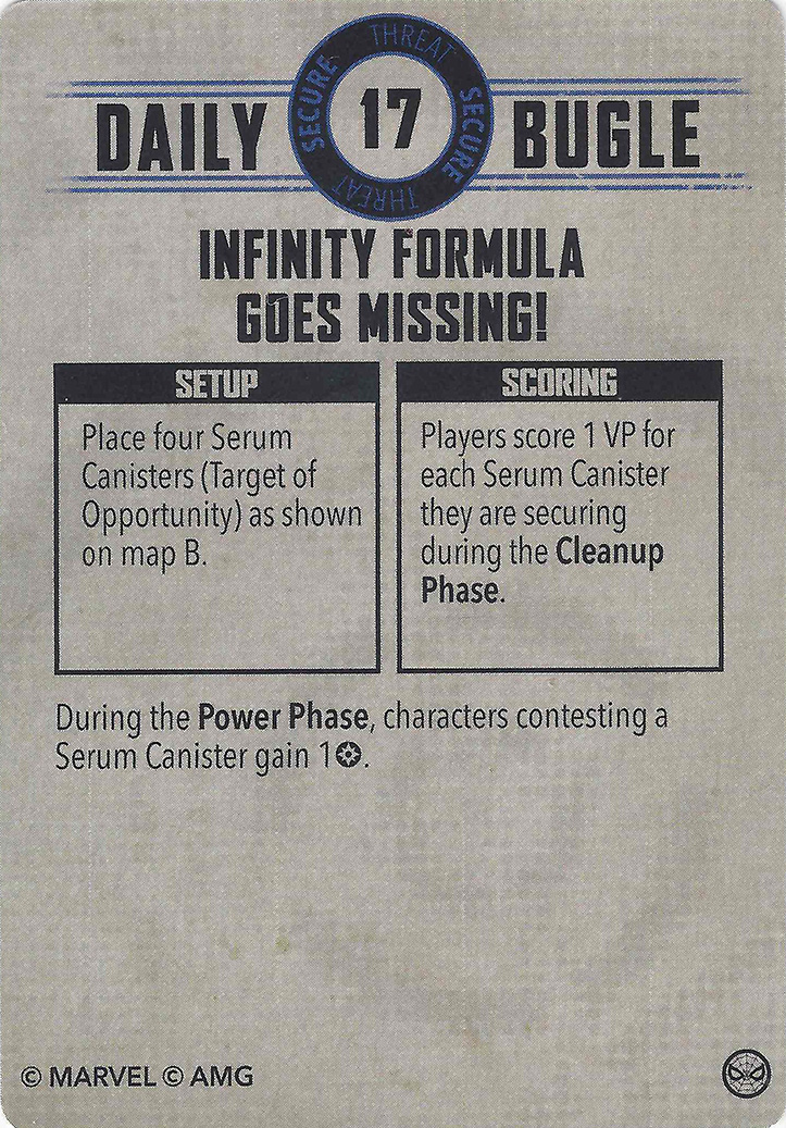 Marvel Crisis Protocol - Infinity formula goes missing!