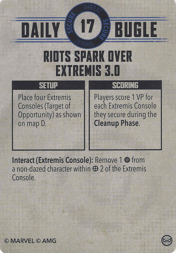 Marvel Crisis Protocol - Riot spark over Extremis 3.0