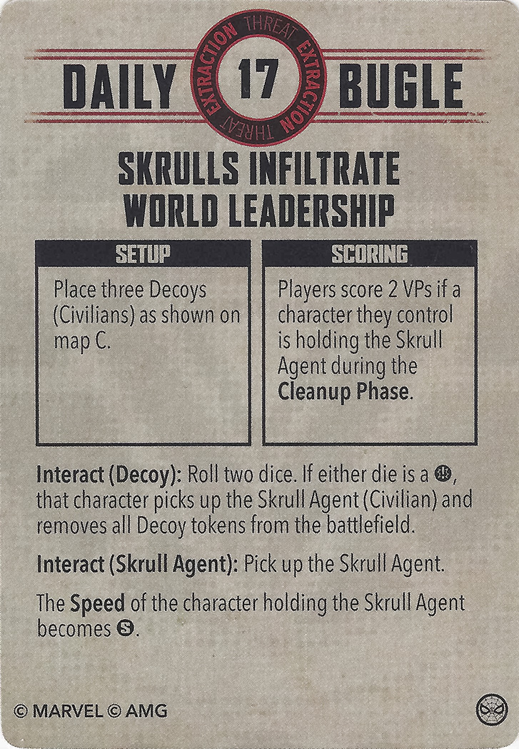 Marvel Crisis Protocol - Skrulls infiltrate World Leadership