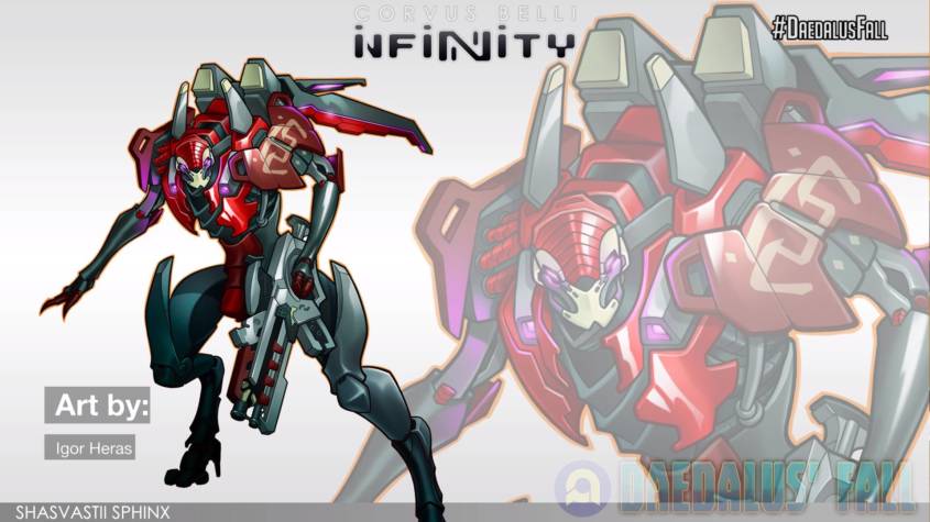 Infinity - Combined Army - Sphinx Artwork - arachNET.de