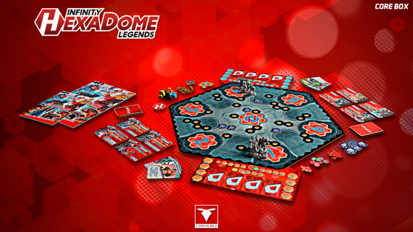 Hexadome Legends - Core Box Inhalt