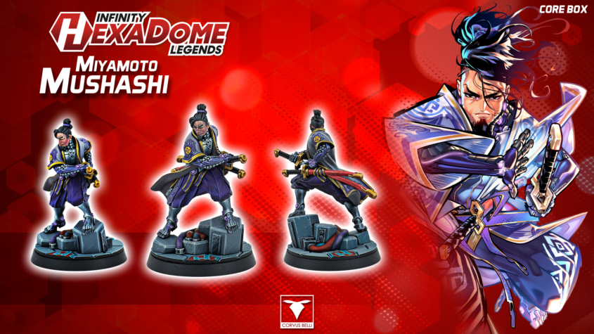 HexaDome Legends – Miyamoto Mushashi