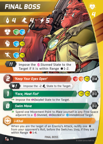 Aristeia! – Final Boss – Charakterkarte AGL 6