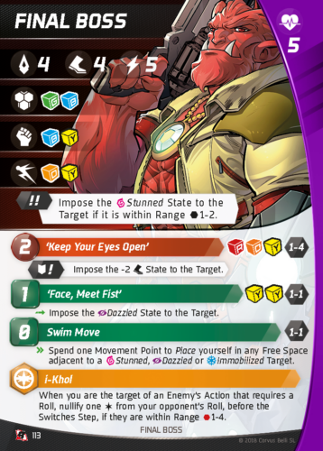 Aristeia! – Final Boss – Charakterkarte Fan-Update