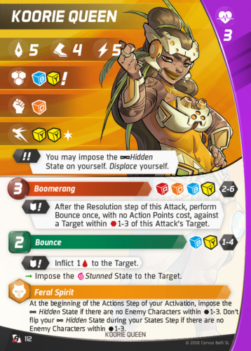 Aristeia! – Koorie Queen – Charakterkarte Fan-Update